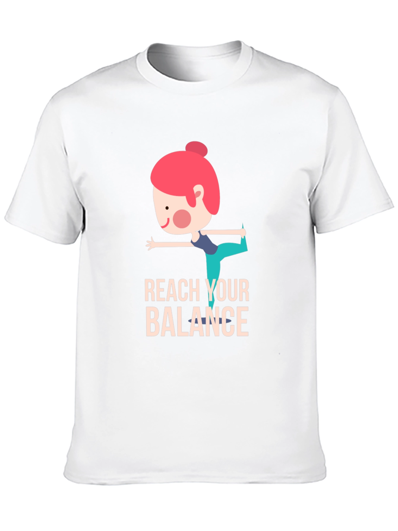 Reach Your Balance Graphic Tee - Black