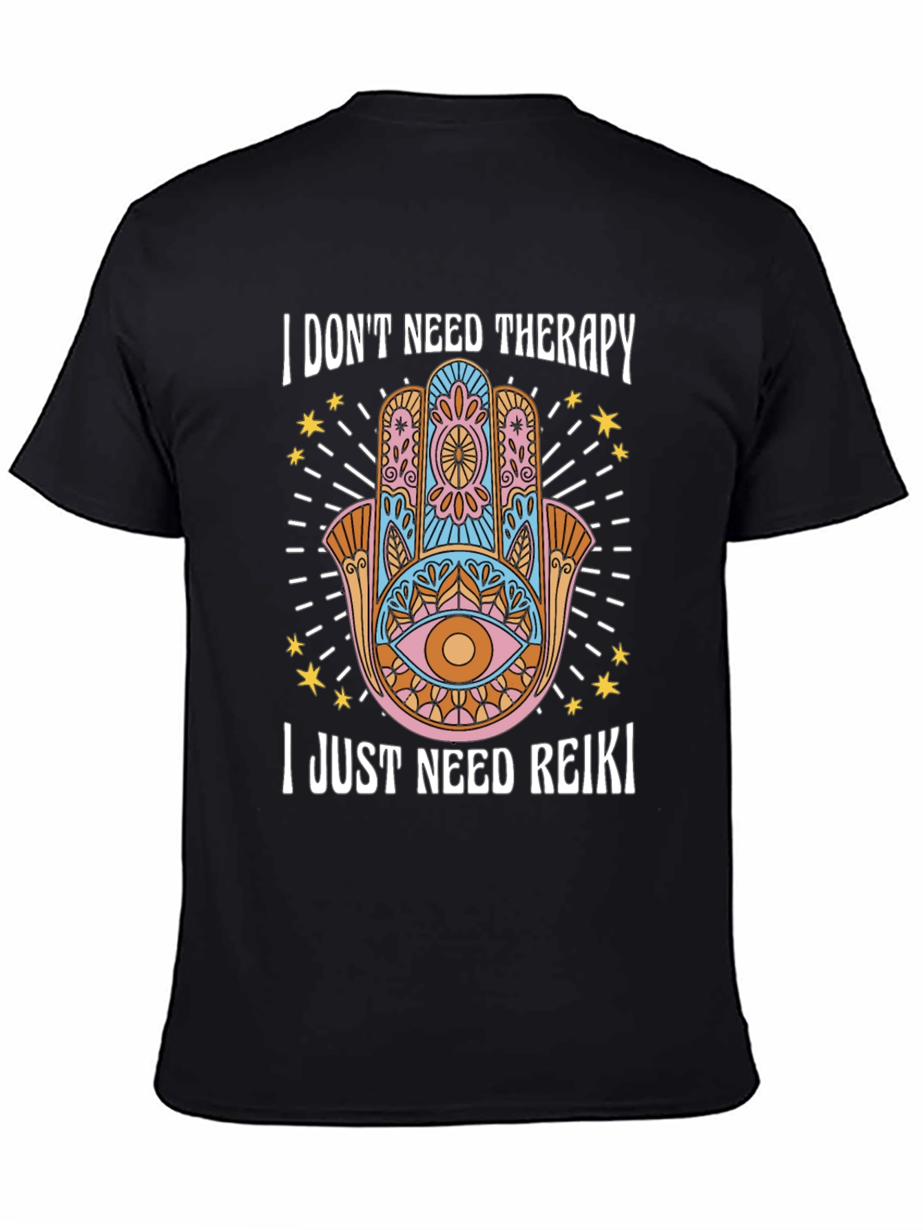 Reiki Therapy Graphic T-Shirt - Spiritual Wellness Tee