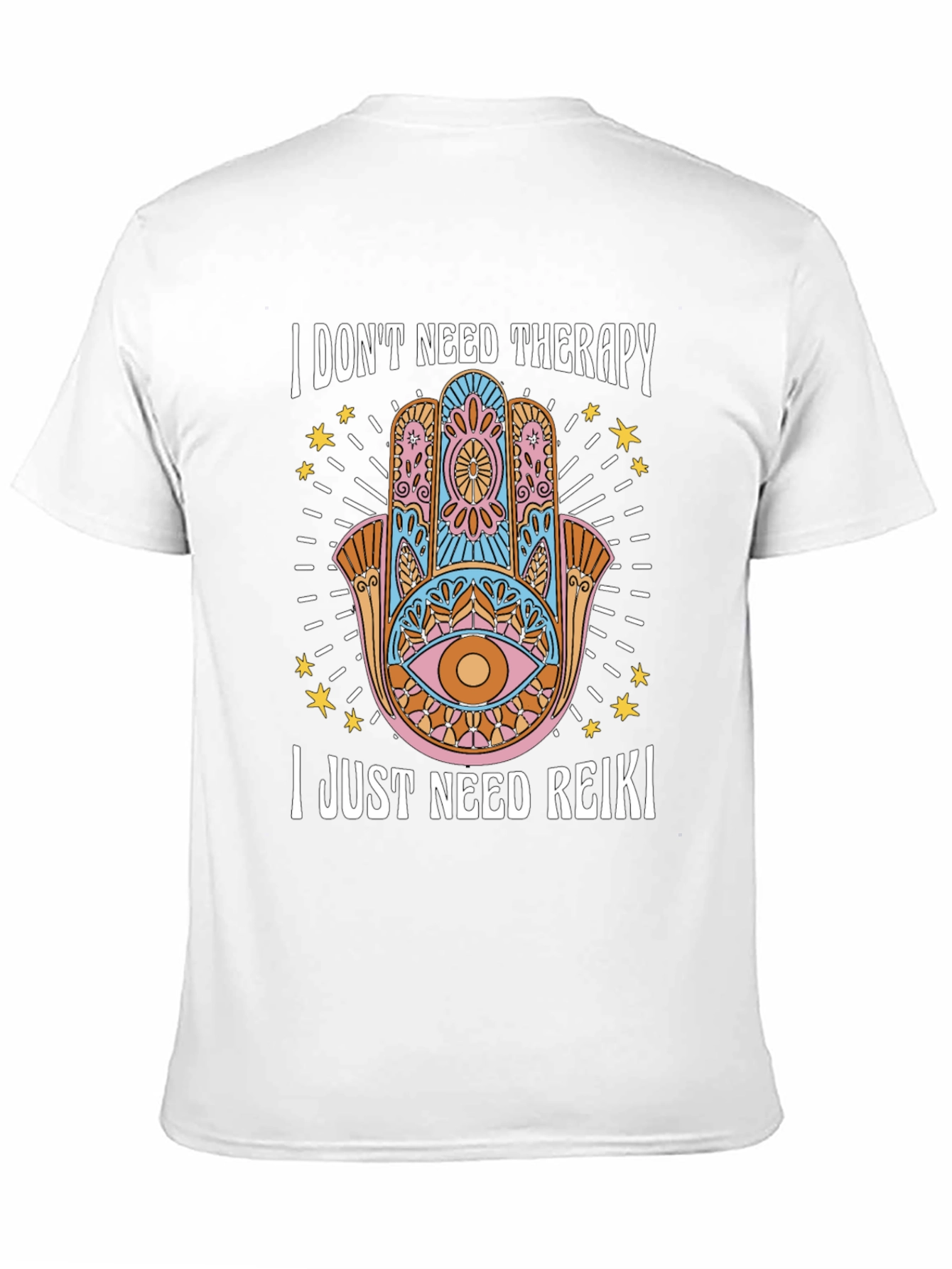 Reiki Therapy Graphic T-Shirt - Spiritual Wellness Tee