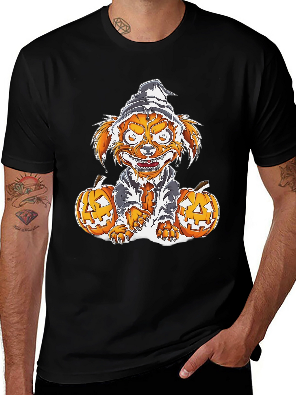 Halloween Monster Dog T-Shirt