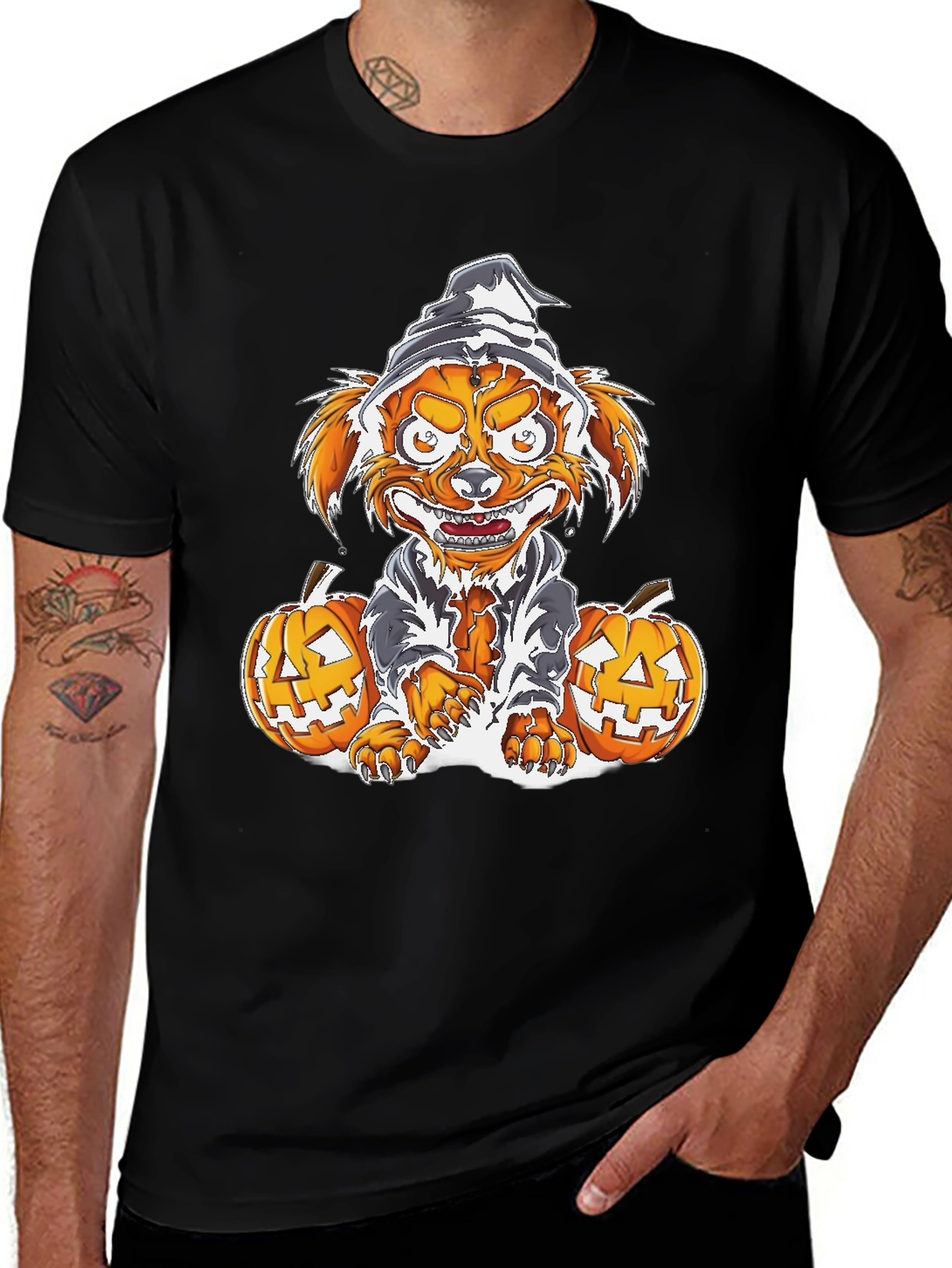 Halloween Monster Dog T-Shirt