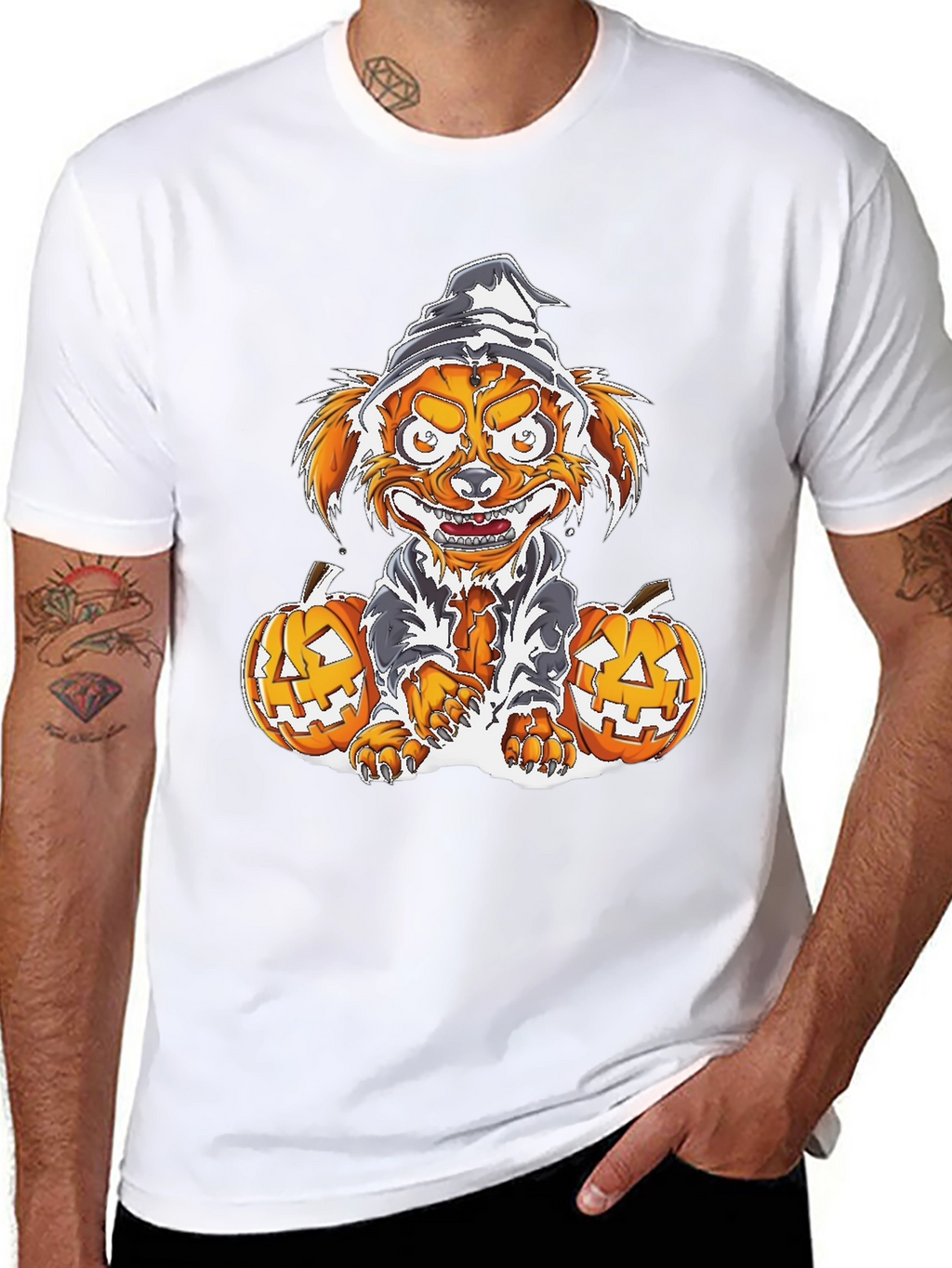 Halloween Monster Dog T-Shirt