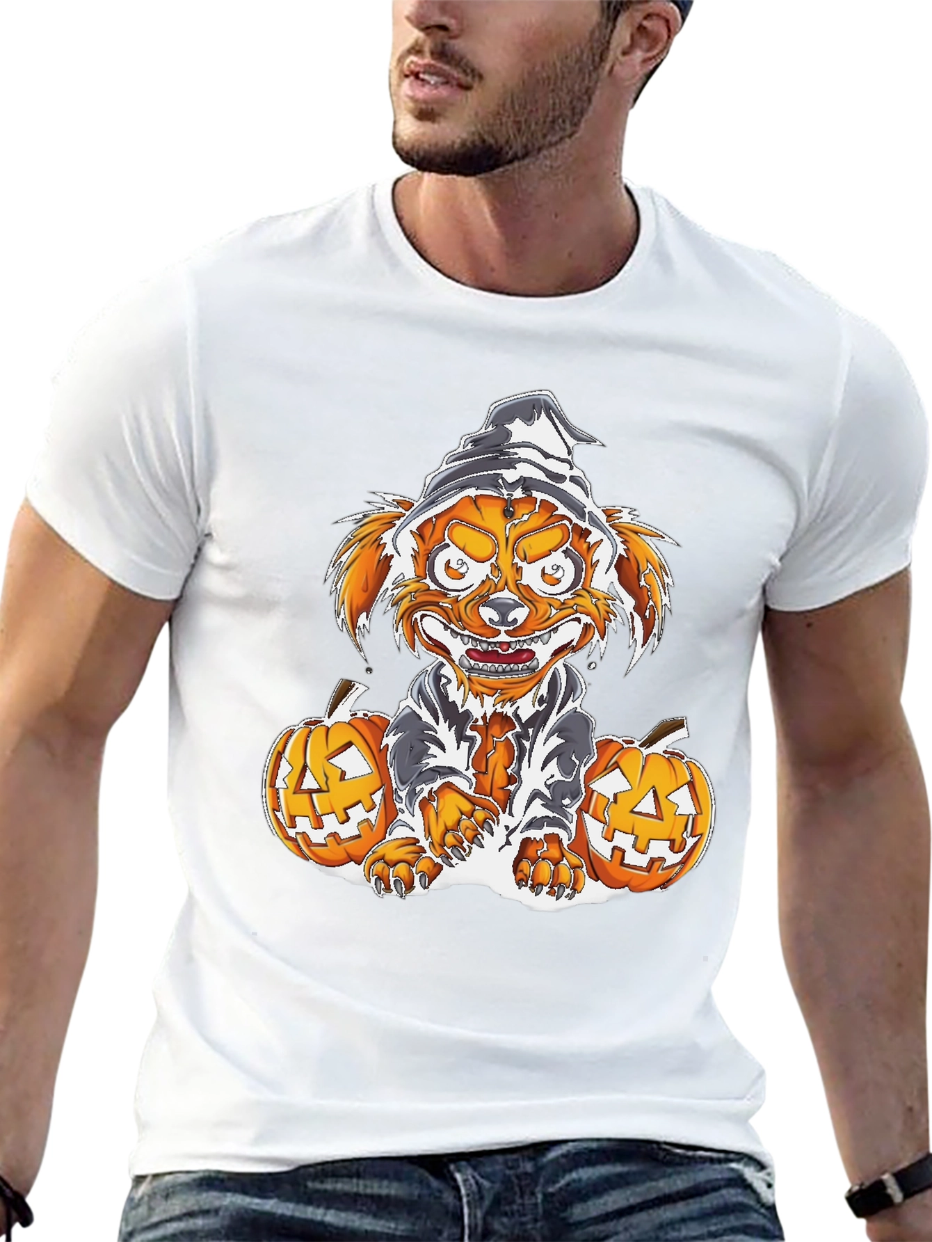 Halloween Monster Dog T-Shirt