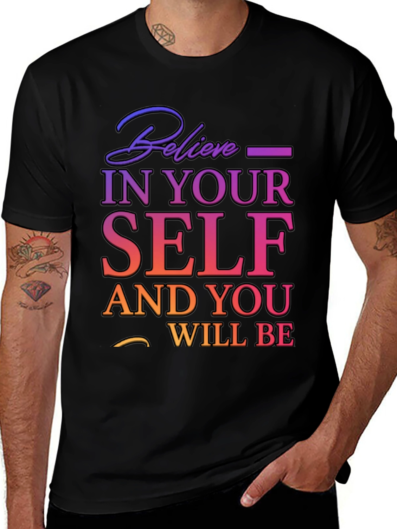 Believe In Yourself T-Shirt - Motivational Tee