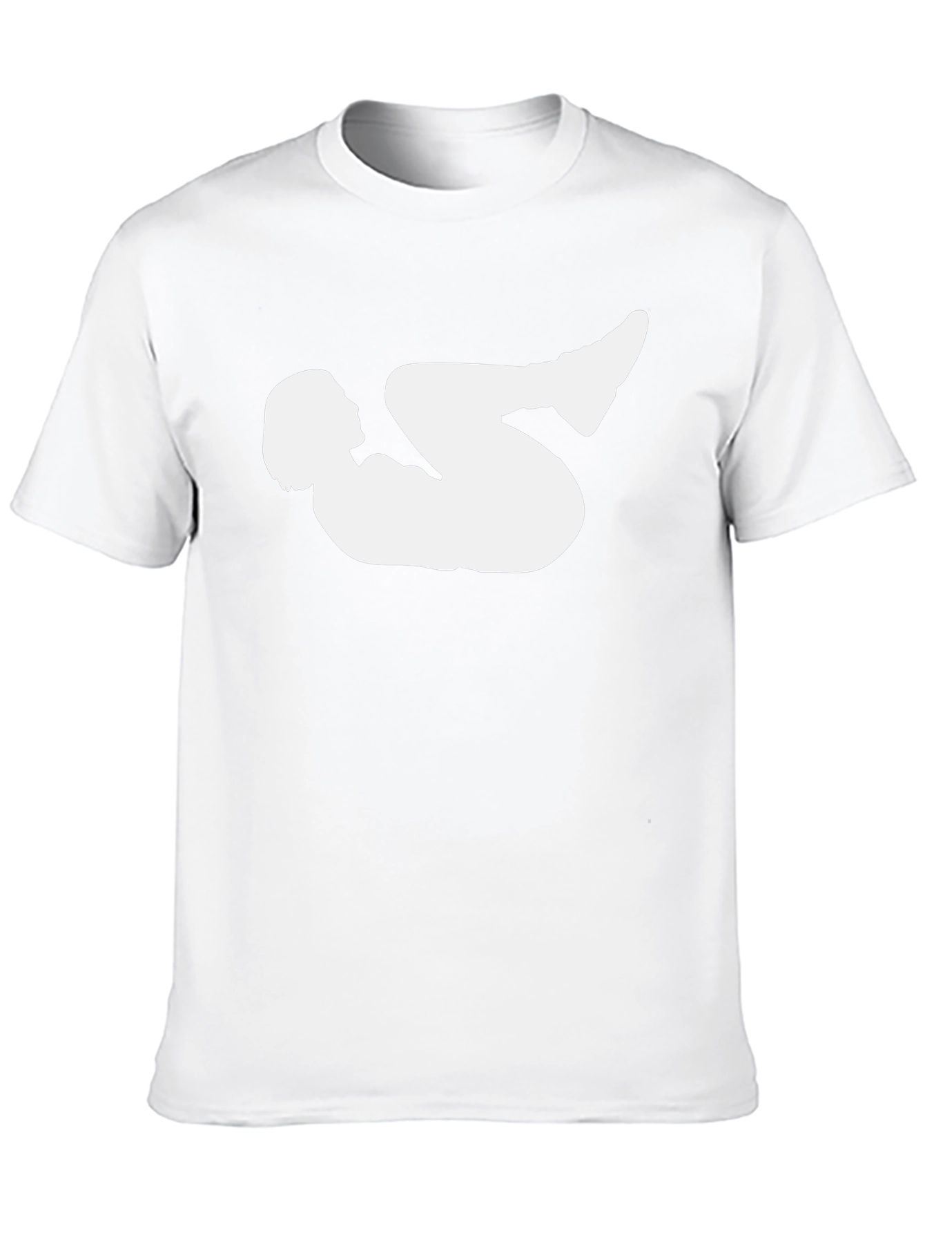 Yoga Silhouette Graphic Black T-Shirt