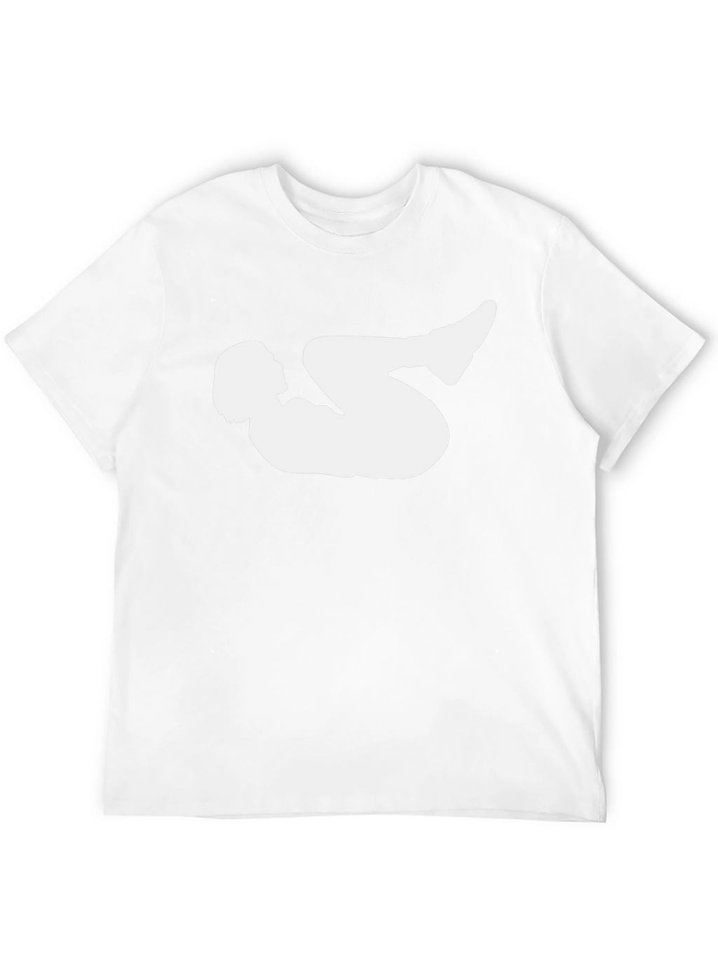 Yoga Silhouette Graphic Black T-Shirt