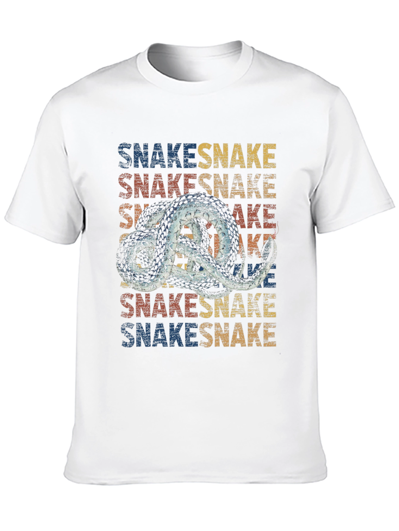 Vintage Snake T-Shirt Graphic Print