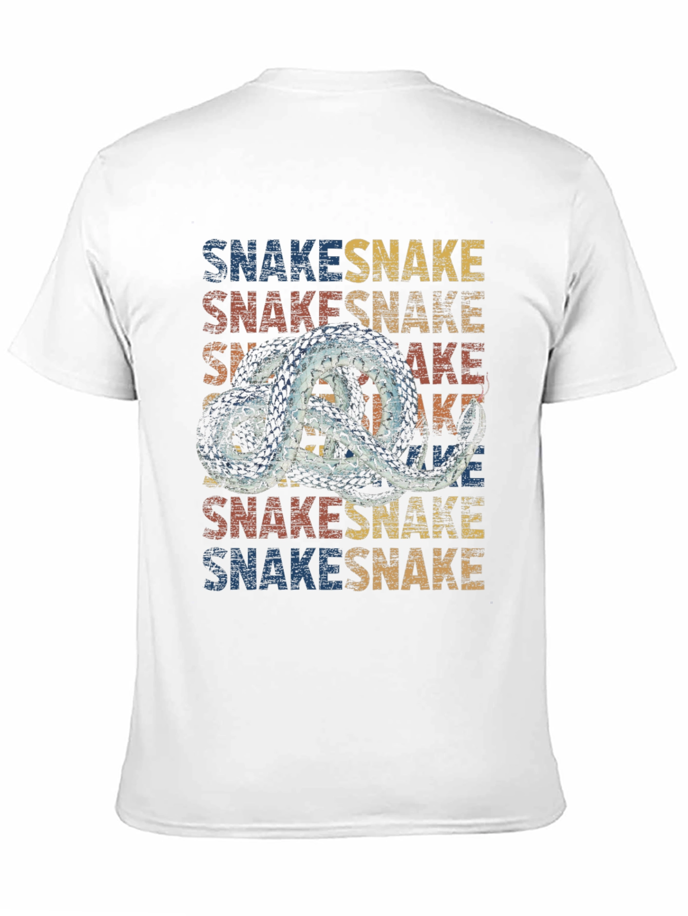Vintage Snake T-Shirt Graphic Print