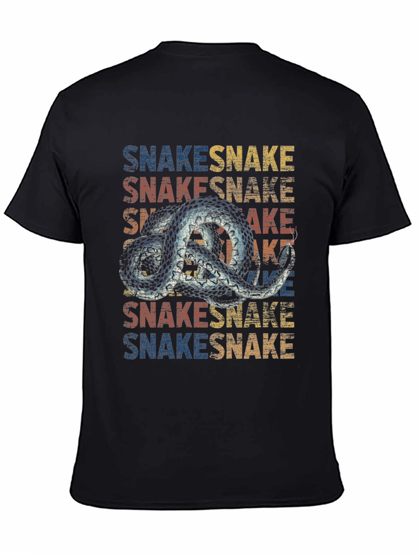 Vintage Snake T-Shirt Graphic Print