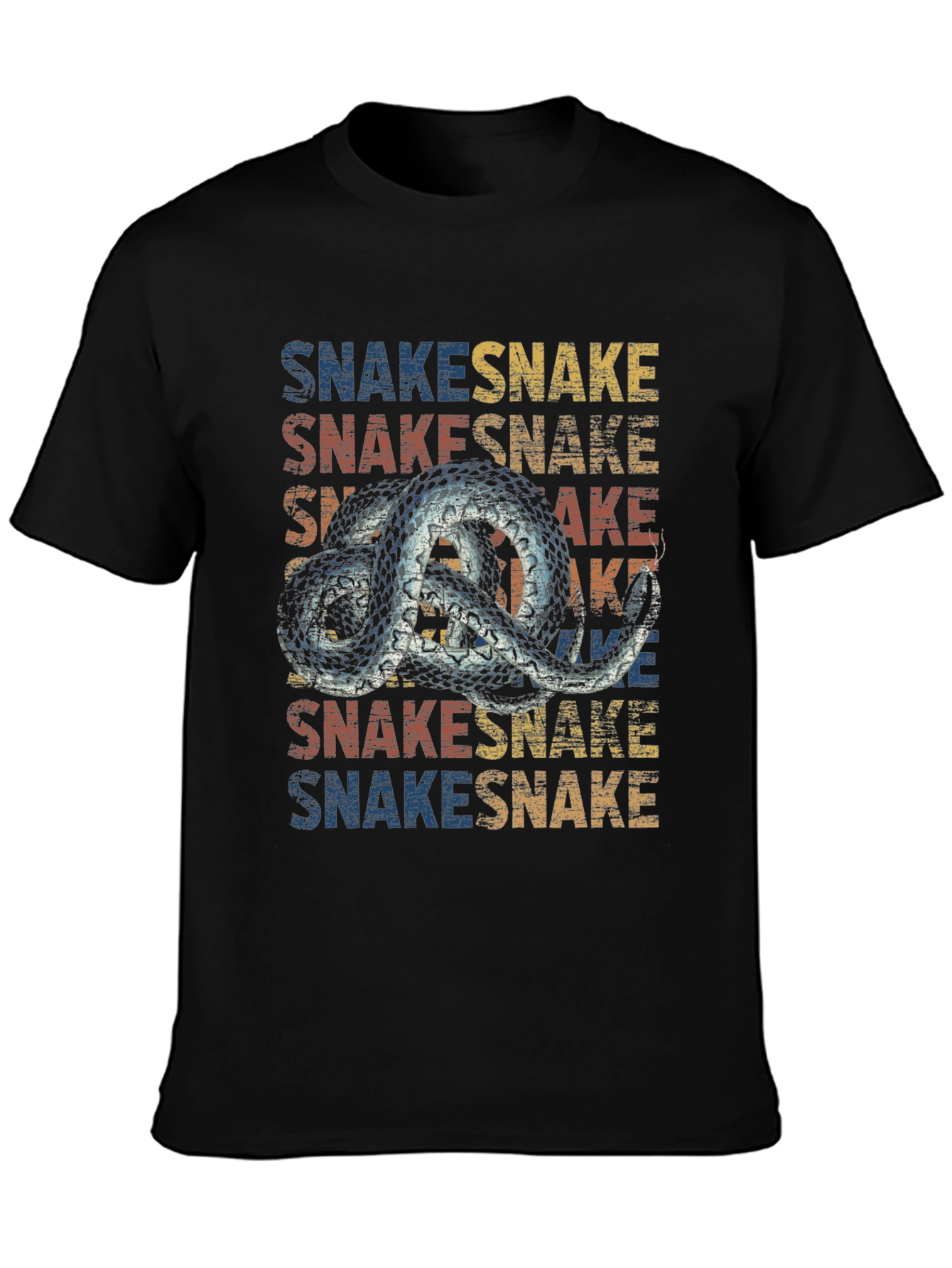 Vintage Snake T-Shirt Graphic Print