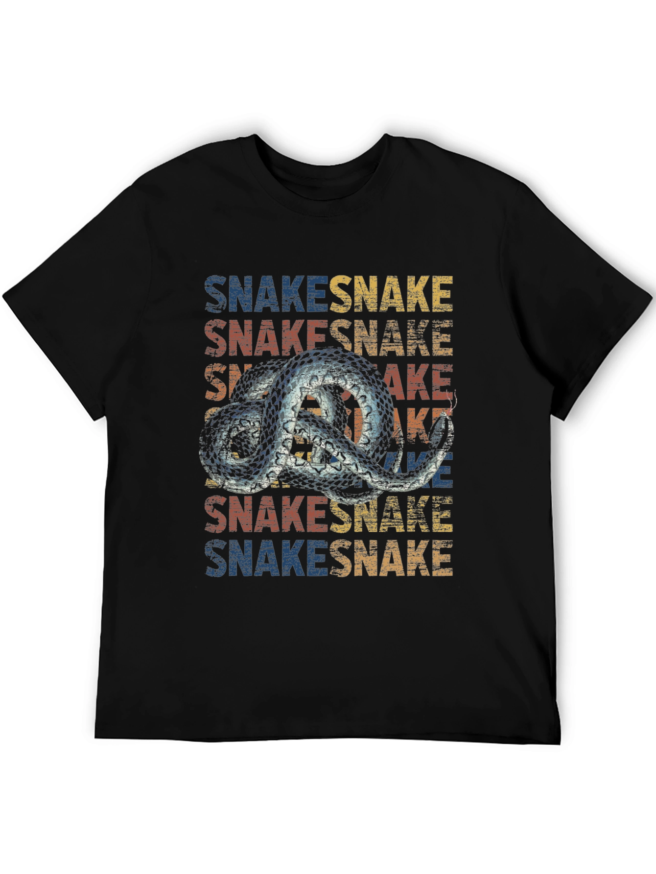 Vintage Snake T-Shirt Graphic Print