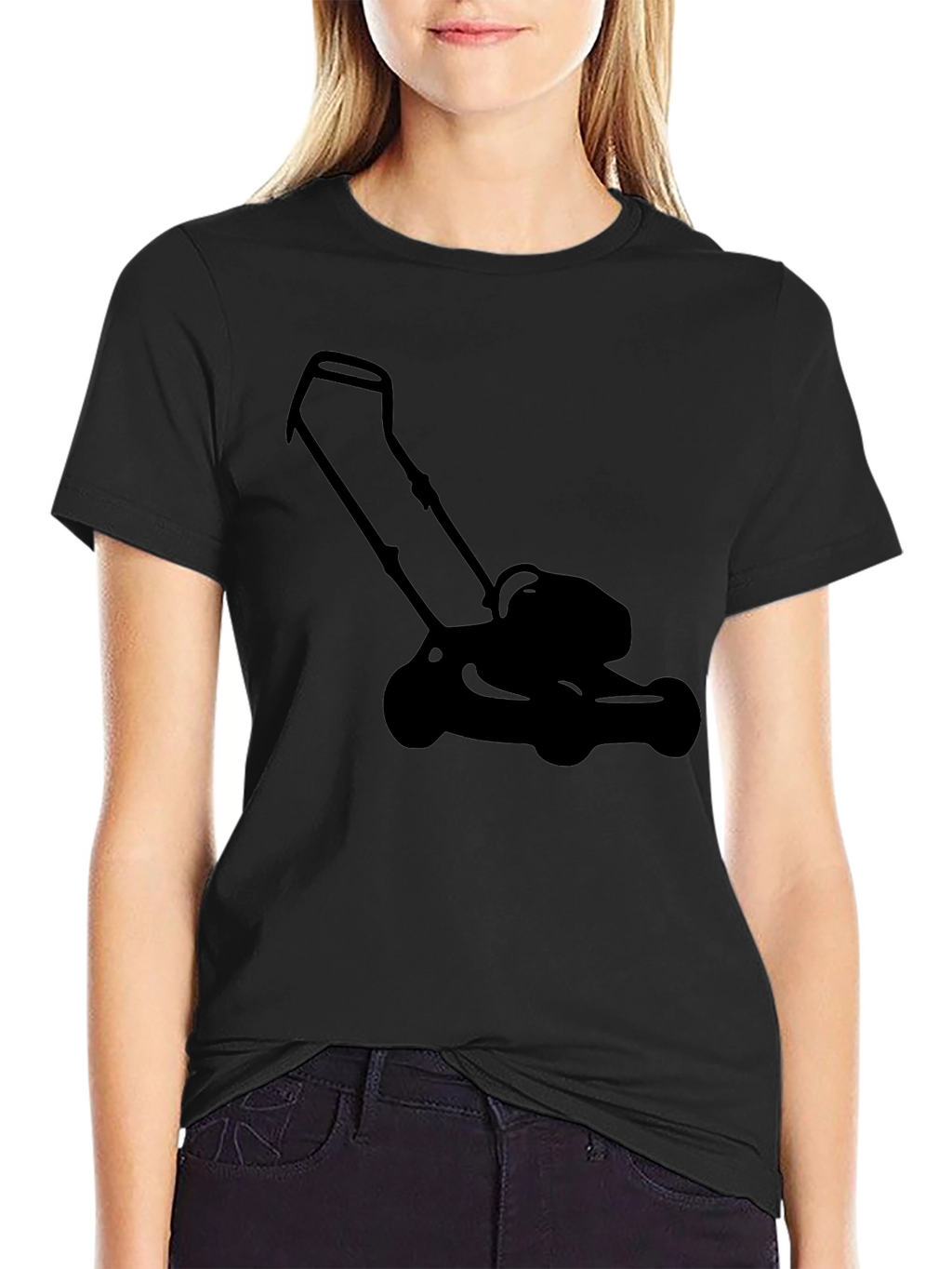 Lawnmower Graphic Tee - Black