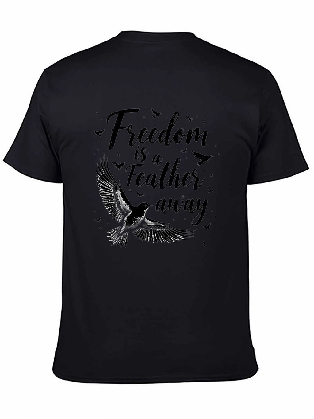 Freedom Feather Bird Graphic Tee