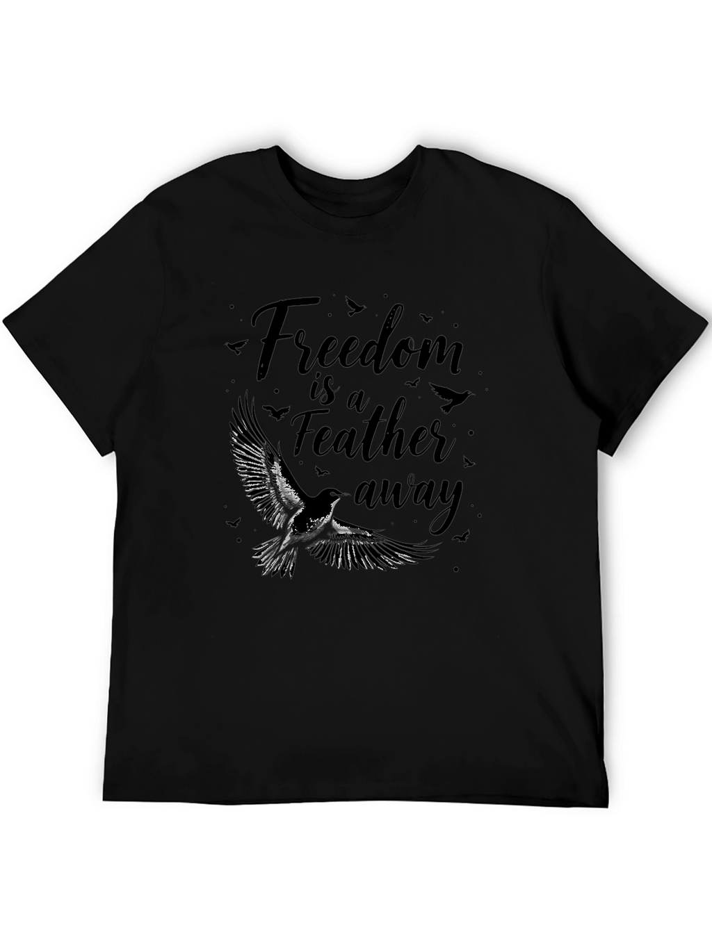 Freedom Feather Bird Graphic Tee