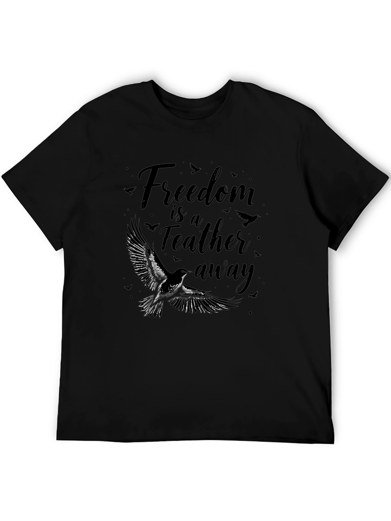 Freedom Feather Bird Graphic Tee