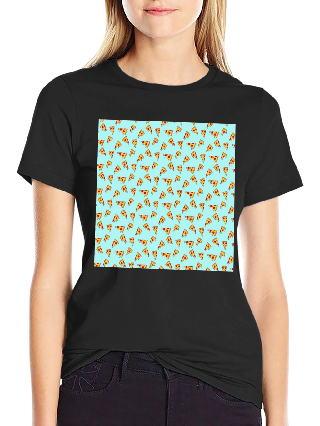 Pizza Pattern T-Shirt