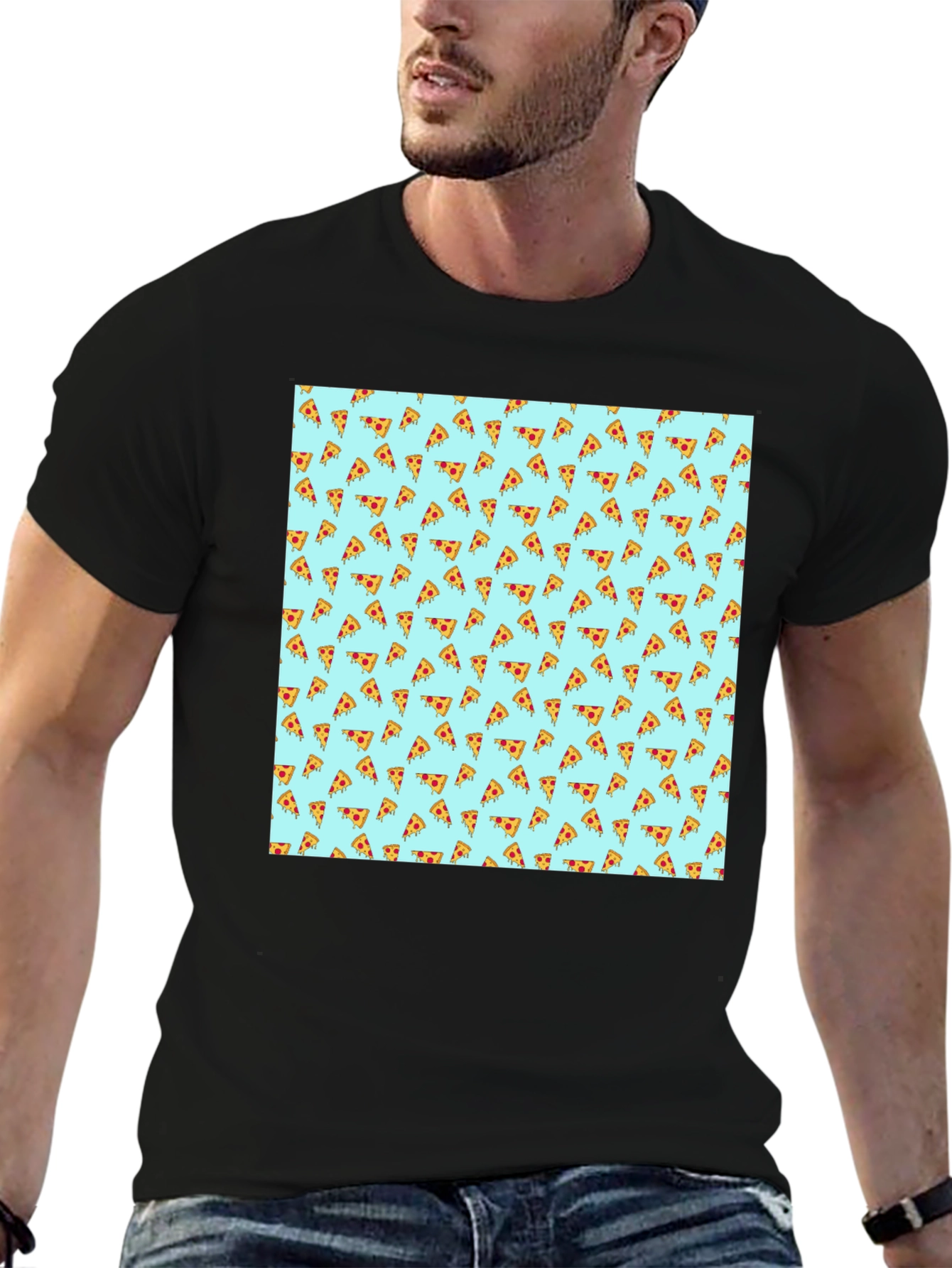 Pizza Pattern T-Shirt