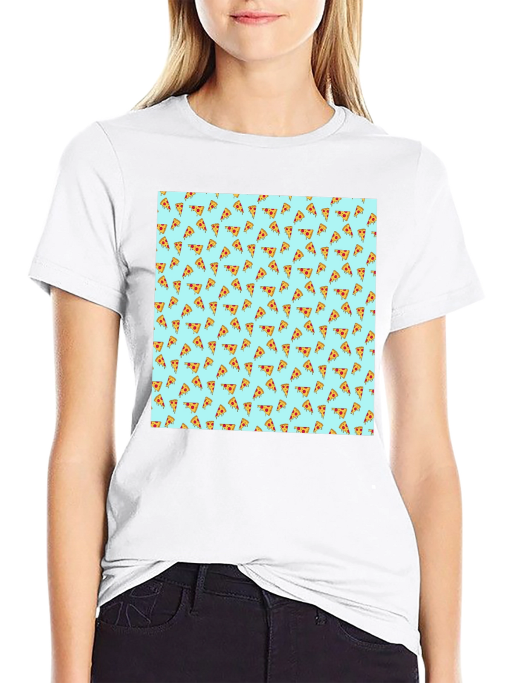 Pizza Pattern T-Shirt