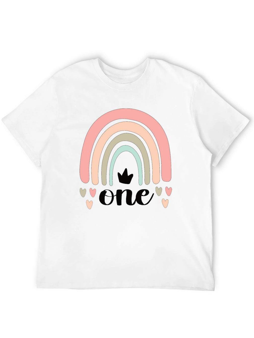 Rainbow One T-Shirt - Cute Birthday Tee
