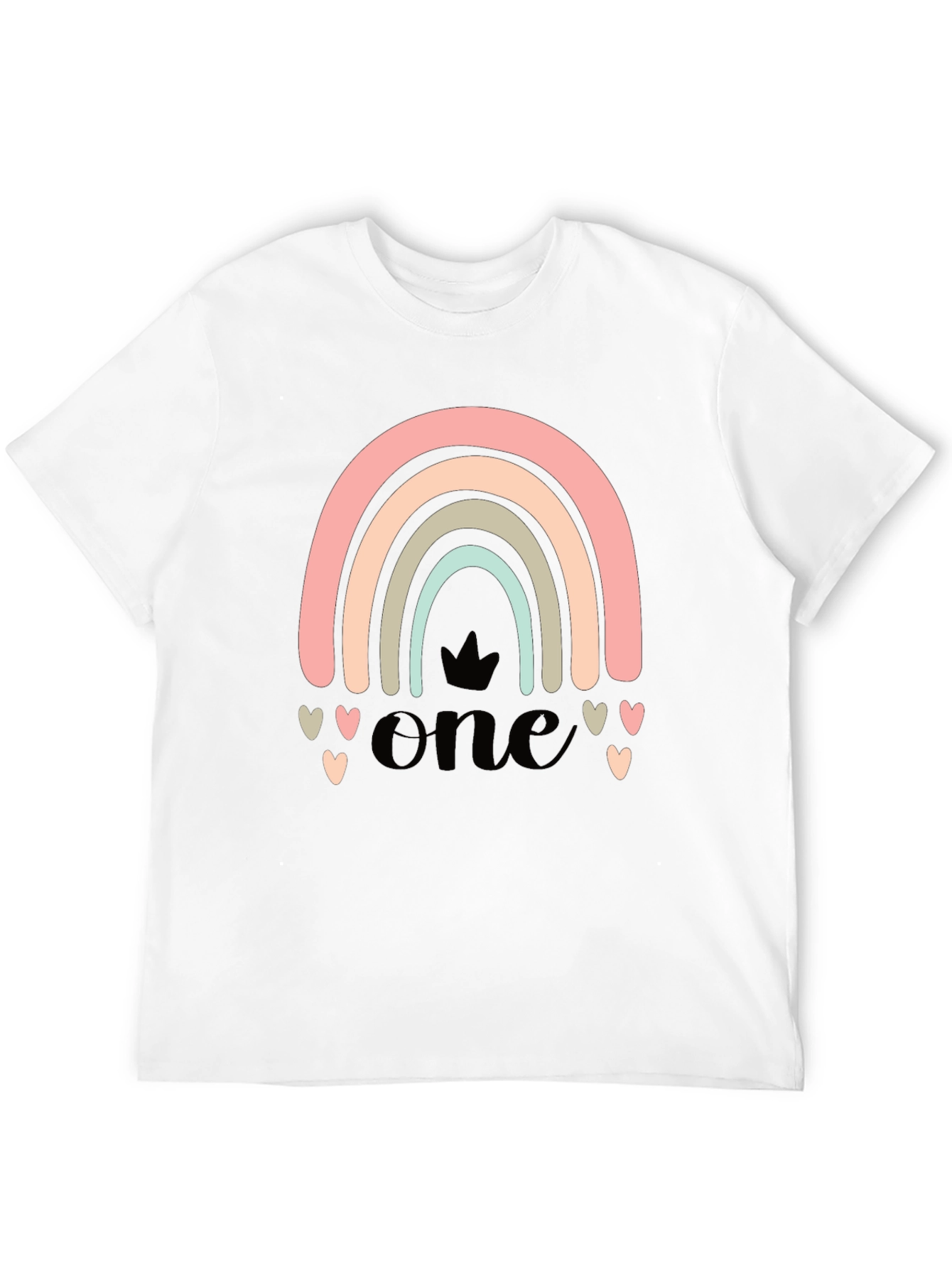 Rainbow One T-Shirt - Cute Birthday Tee