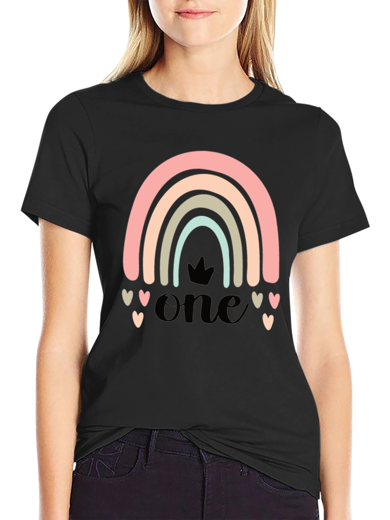 Rainbow One T-Shirt - Cute Birthday Tee