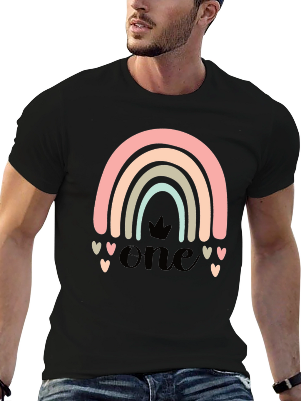Rainbow One T-Shirt - Cute Birthday Tee