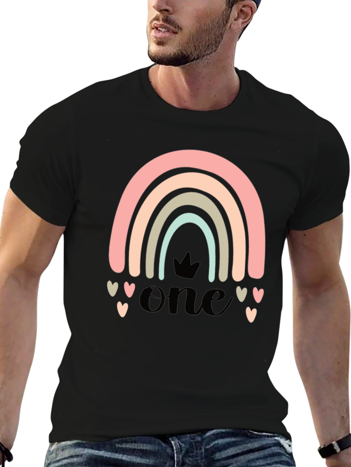 Rainbow One T-Shirt - Cute Birthday Tee