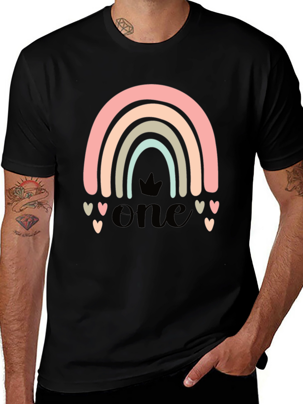 Rainbow One T-Shirt - Cute Birthday Tee