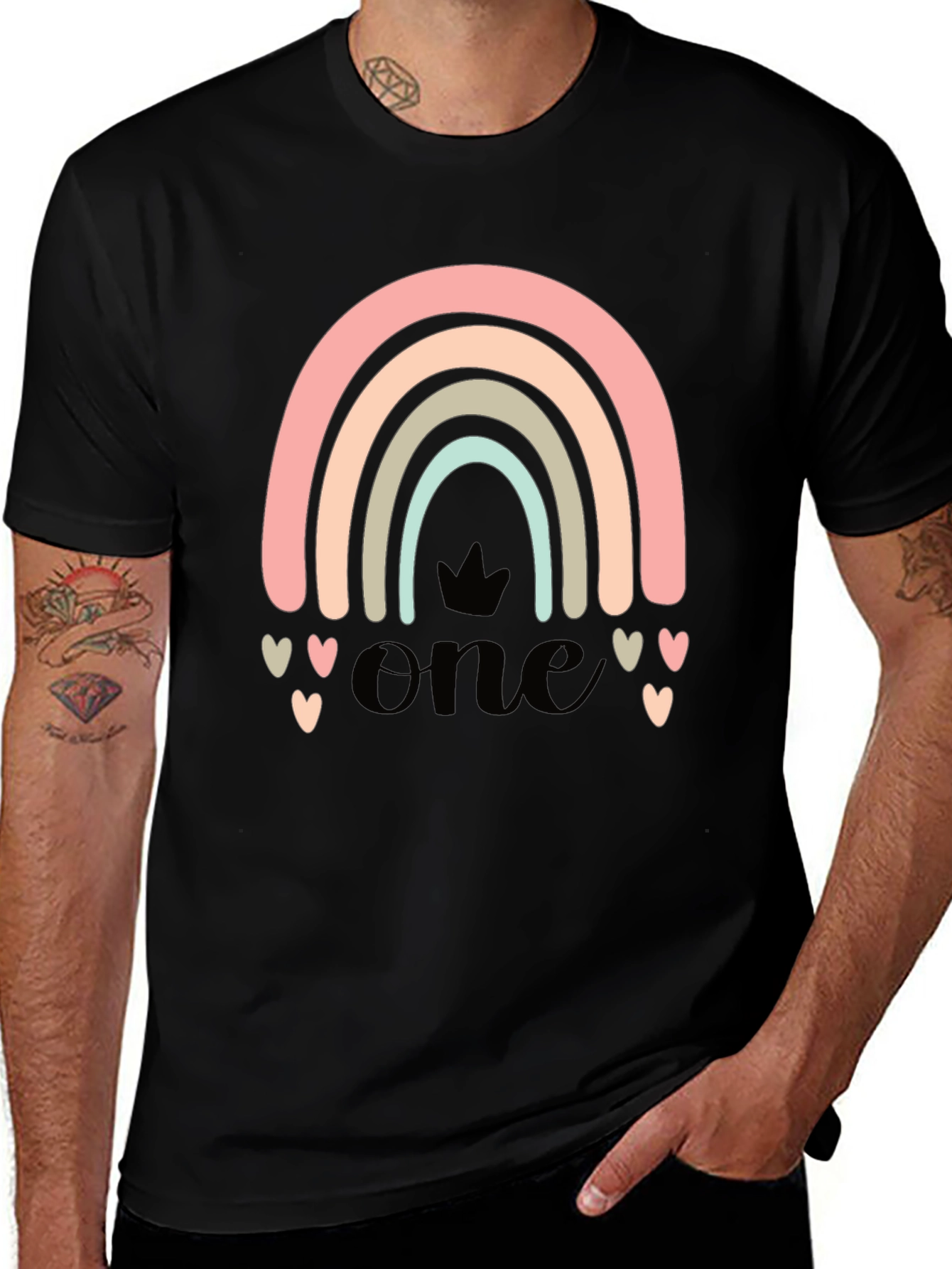 Rainbow One T-Shirt - Cute Birthday Tee