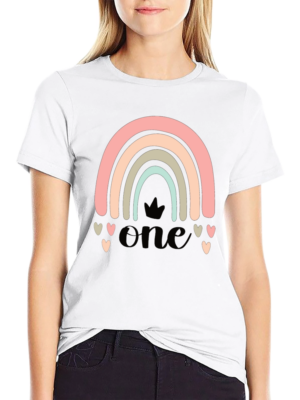 Rainbow One T-Shirt - Cute Birthday Tee