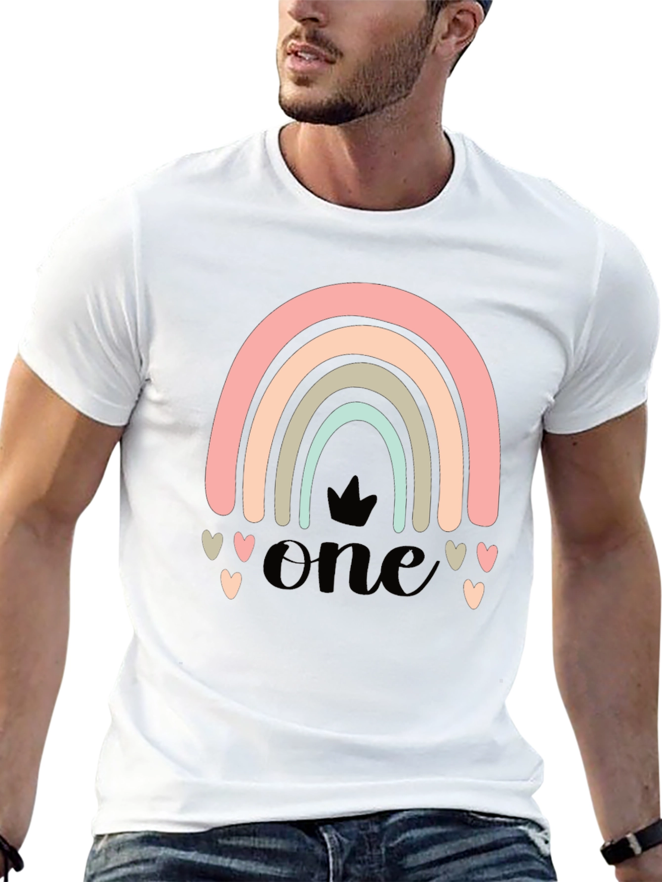 Rainbow One T-Shirt - Cute Birthday Tee