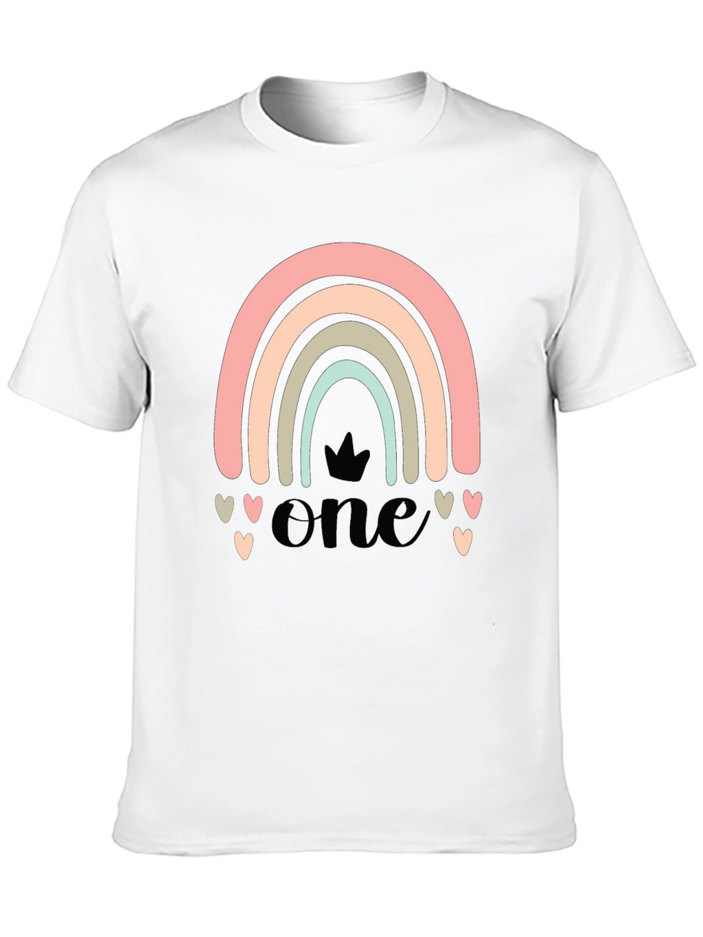 Rainbow One T-Shirt - Cute Birthday Tee