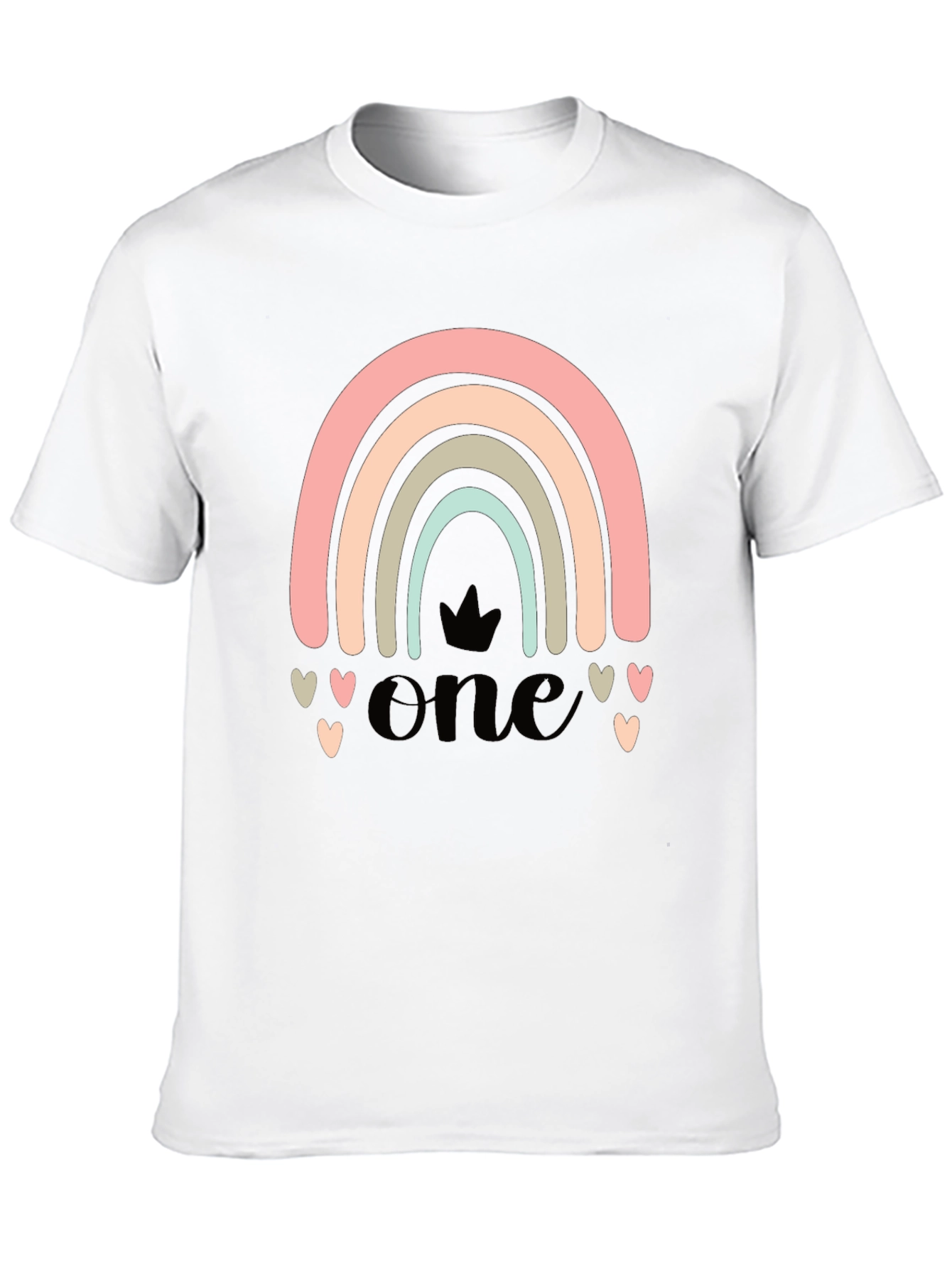 Rainbow One T-Shirt - Cute Birthday Tee