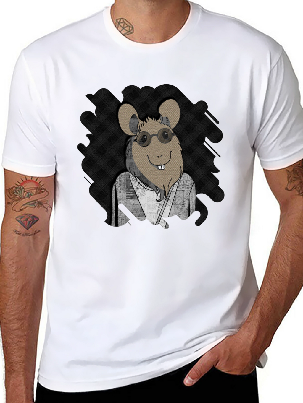 Rat in Glasses T-Shirt