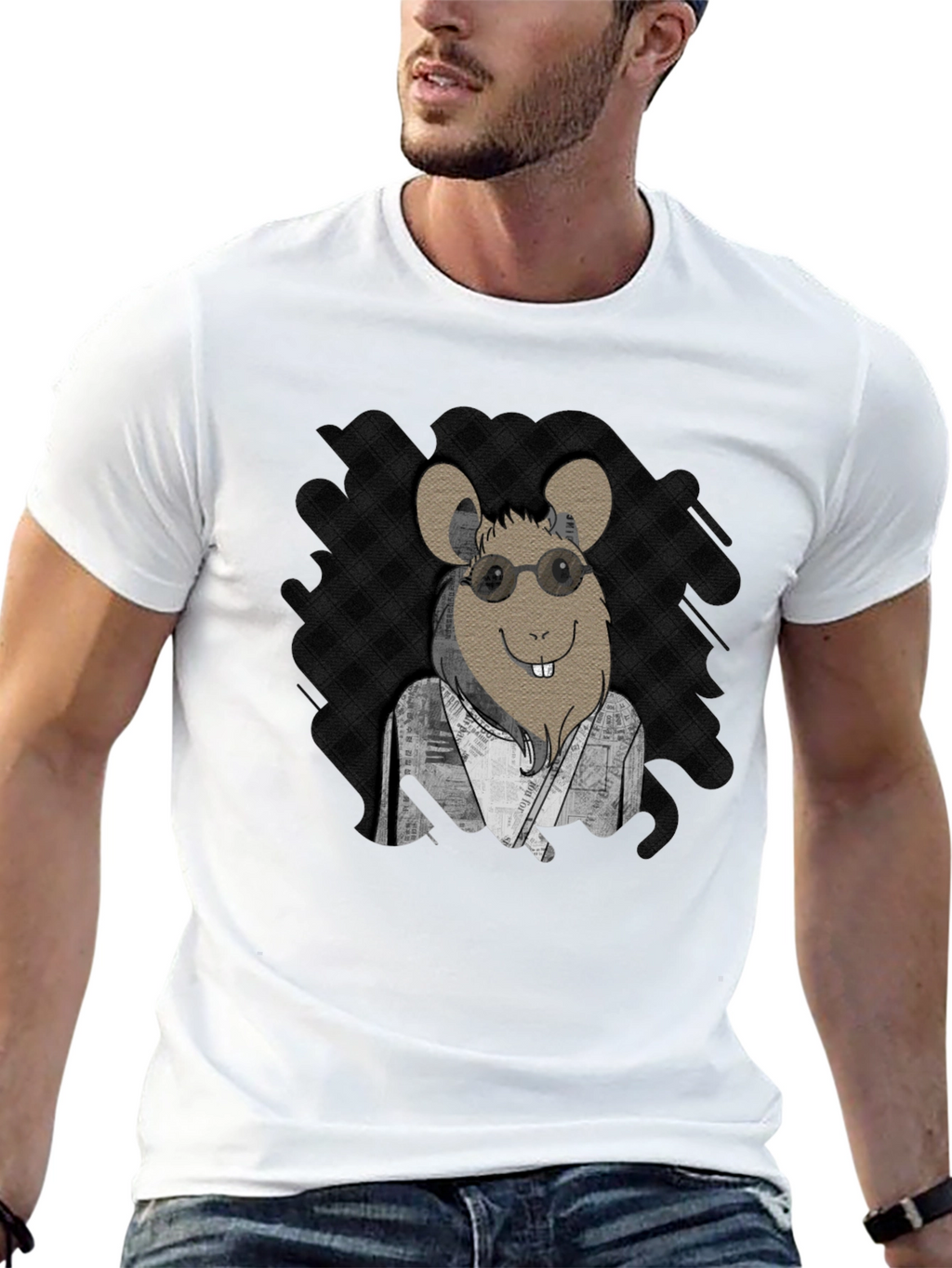Rat in Glasses T-Shirt