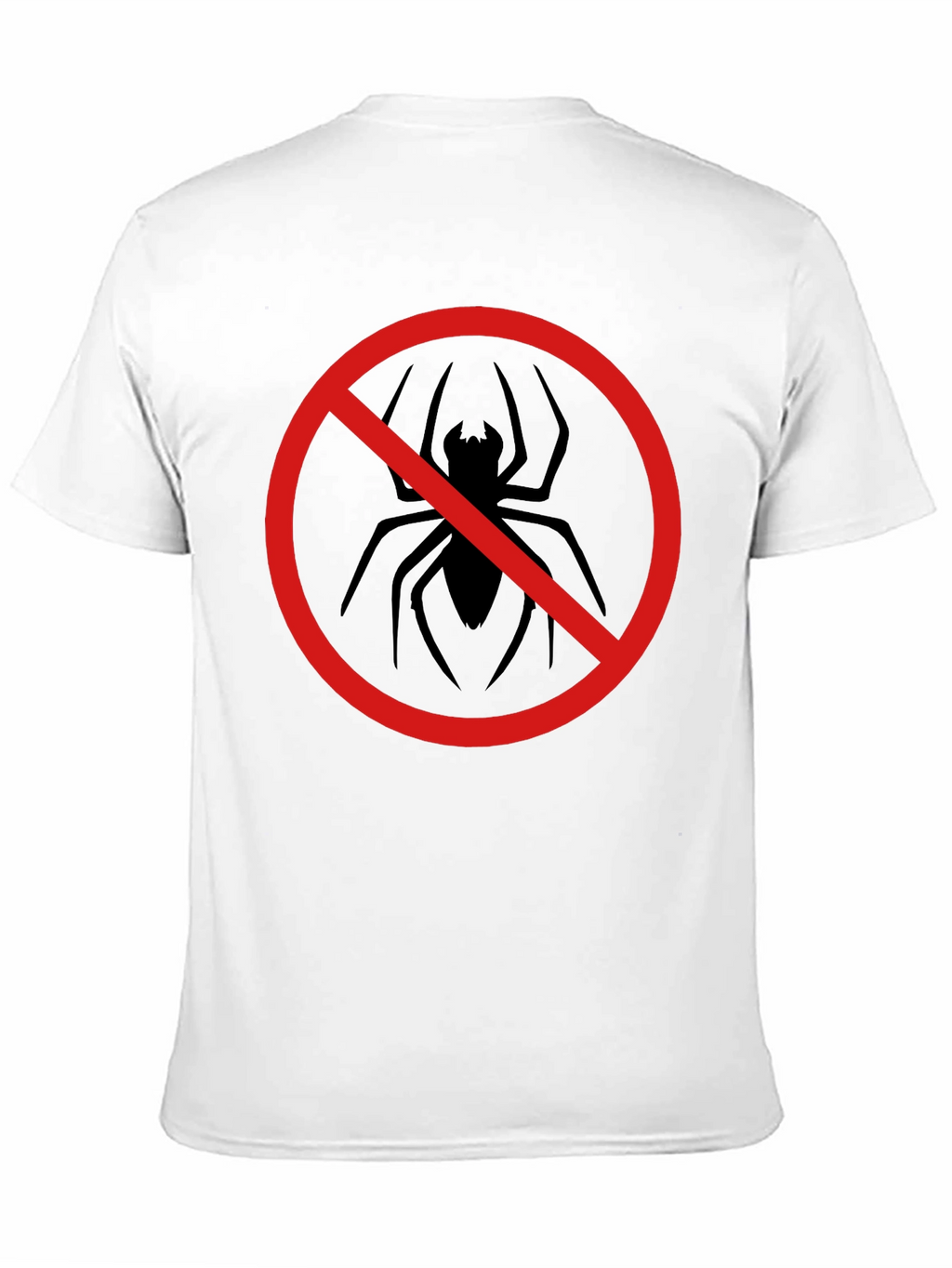 Black No Spiders Graphic Tee