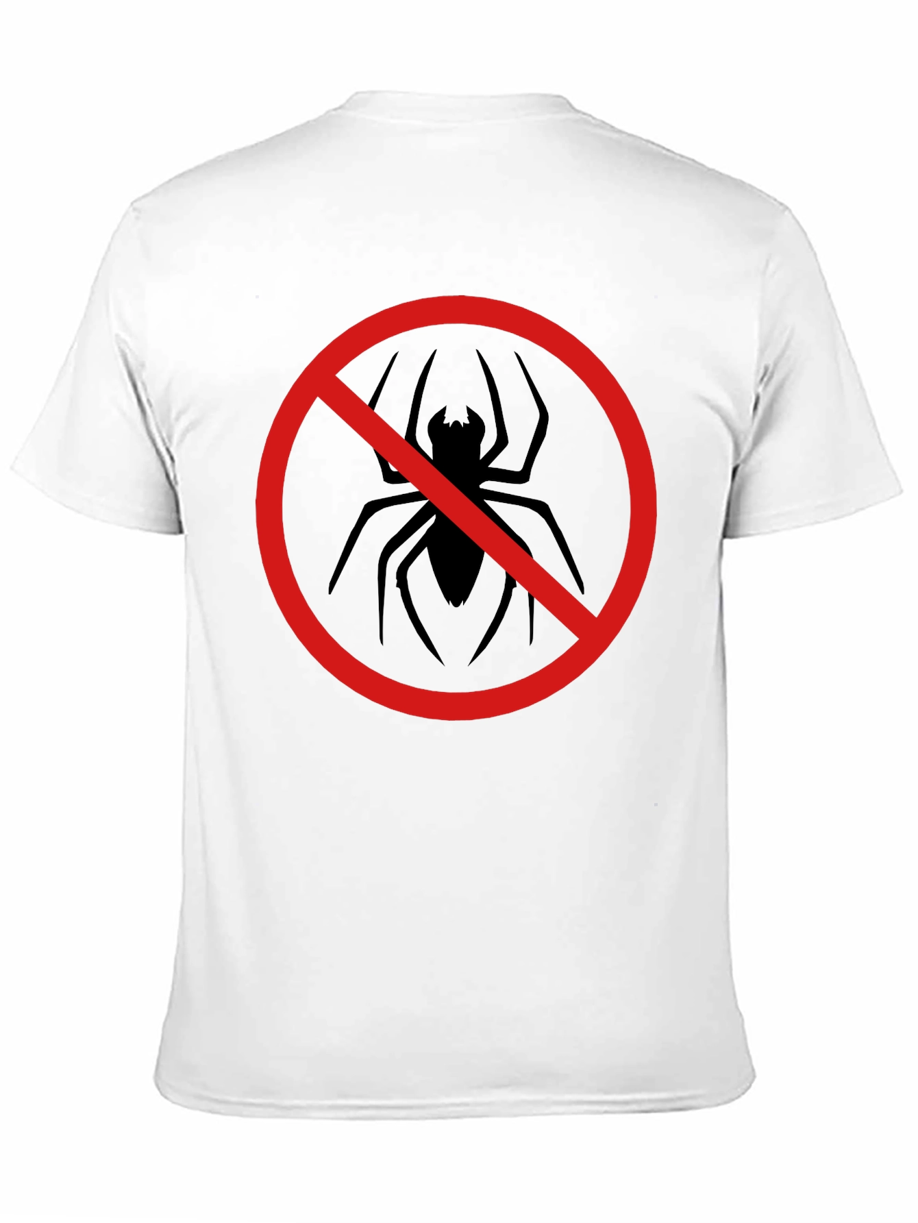 Black No Spiders Graphic Tee