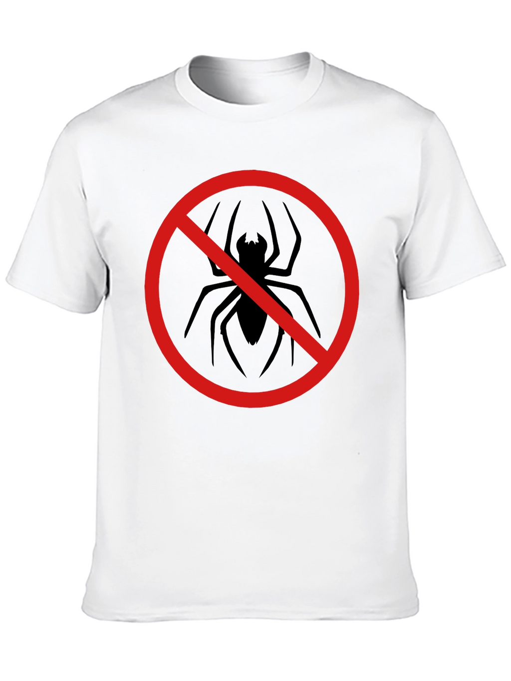 Black No Spiders Graphic Tee