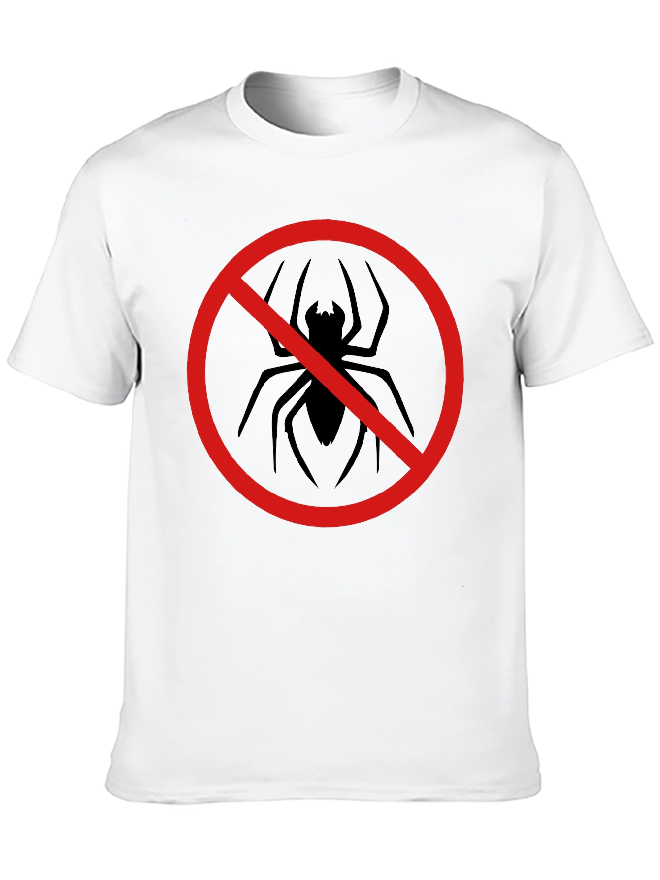 Black No Spiders Graphic Tee