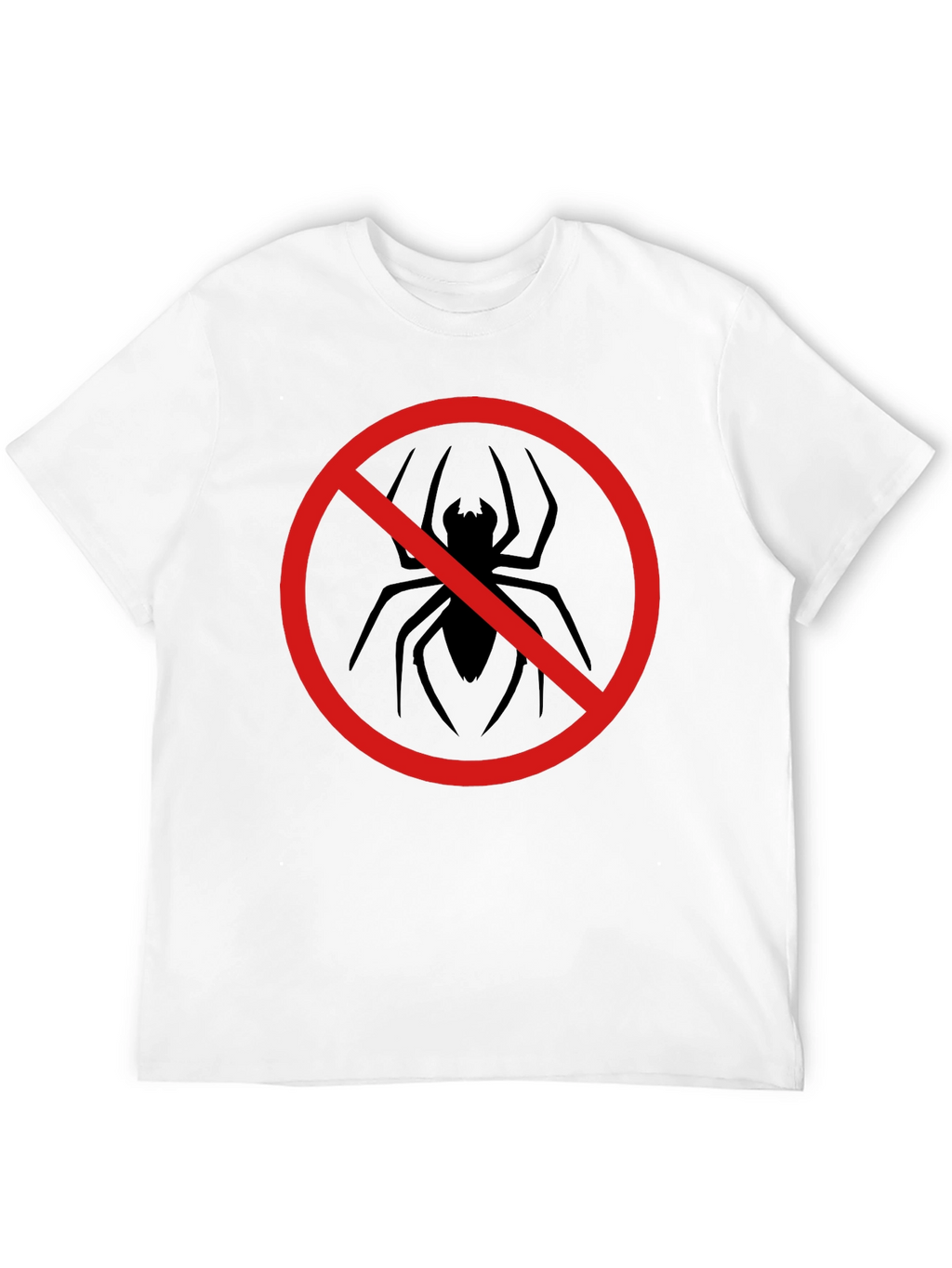 Black No Spiders Graphic Tee