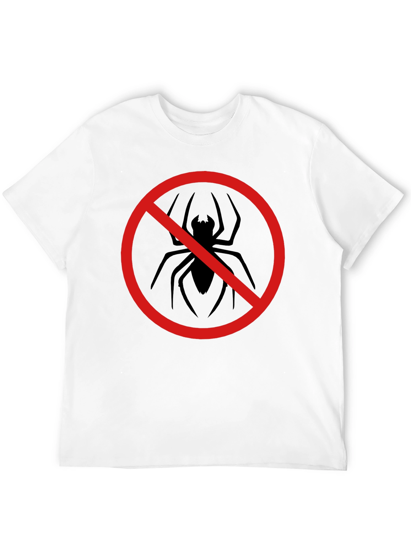 Black No Spiders Graphic Tee