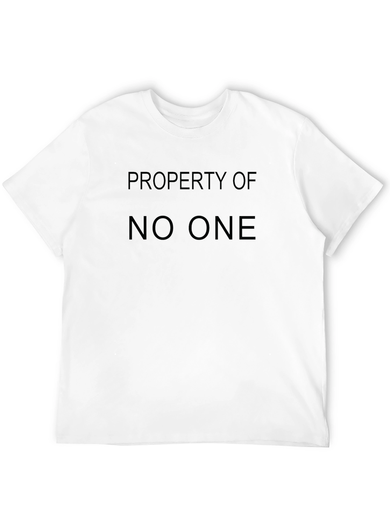 Property of No One Black T-Shirt