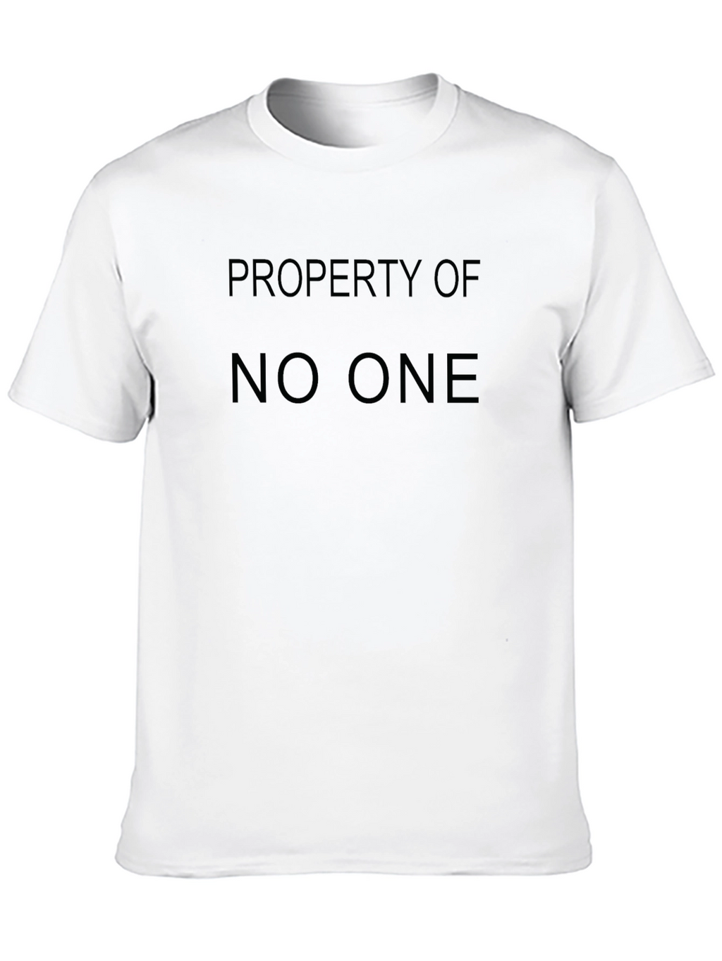 Property of No One Black T-Shirt