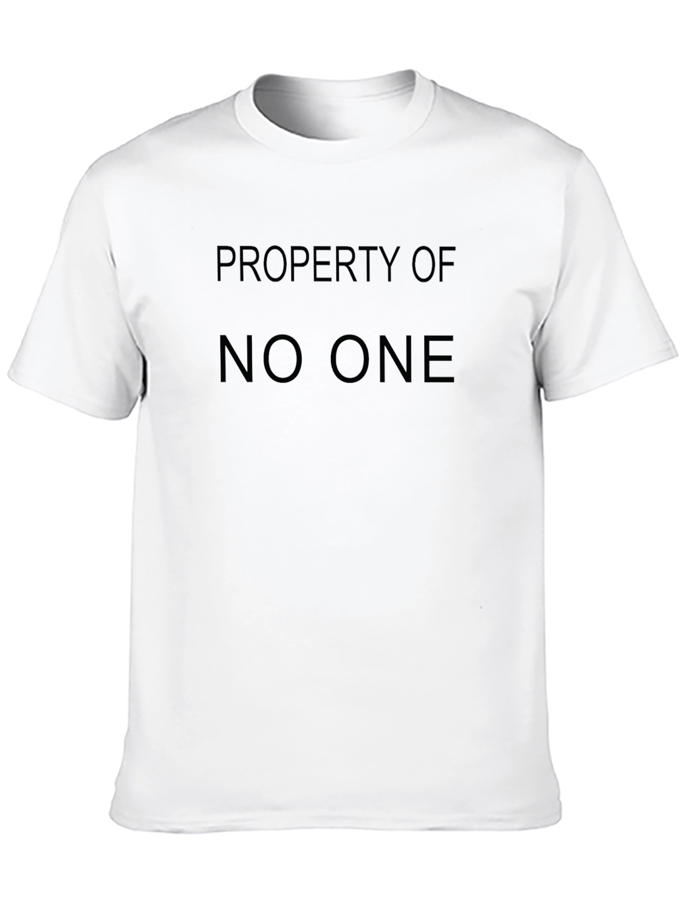 Property of No One Black T-Shirt