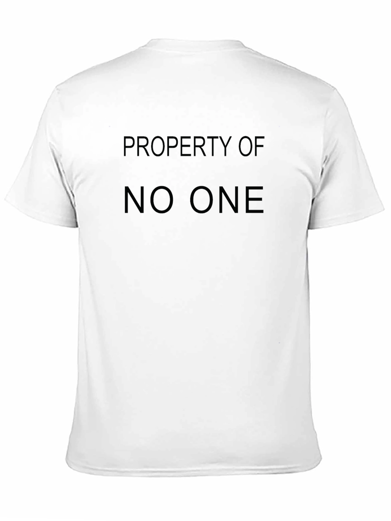 Property of No One Black T-Shirt