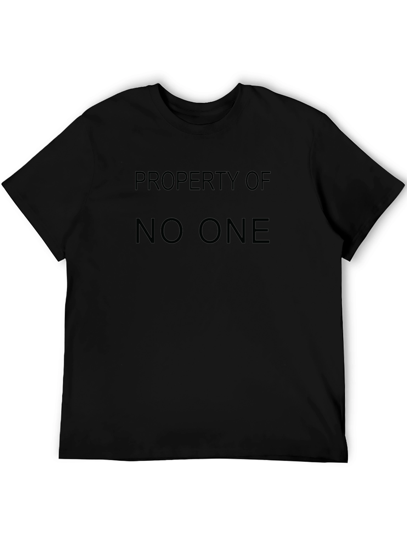 Property of No One Black T-Shirt