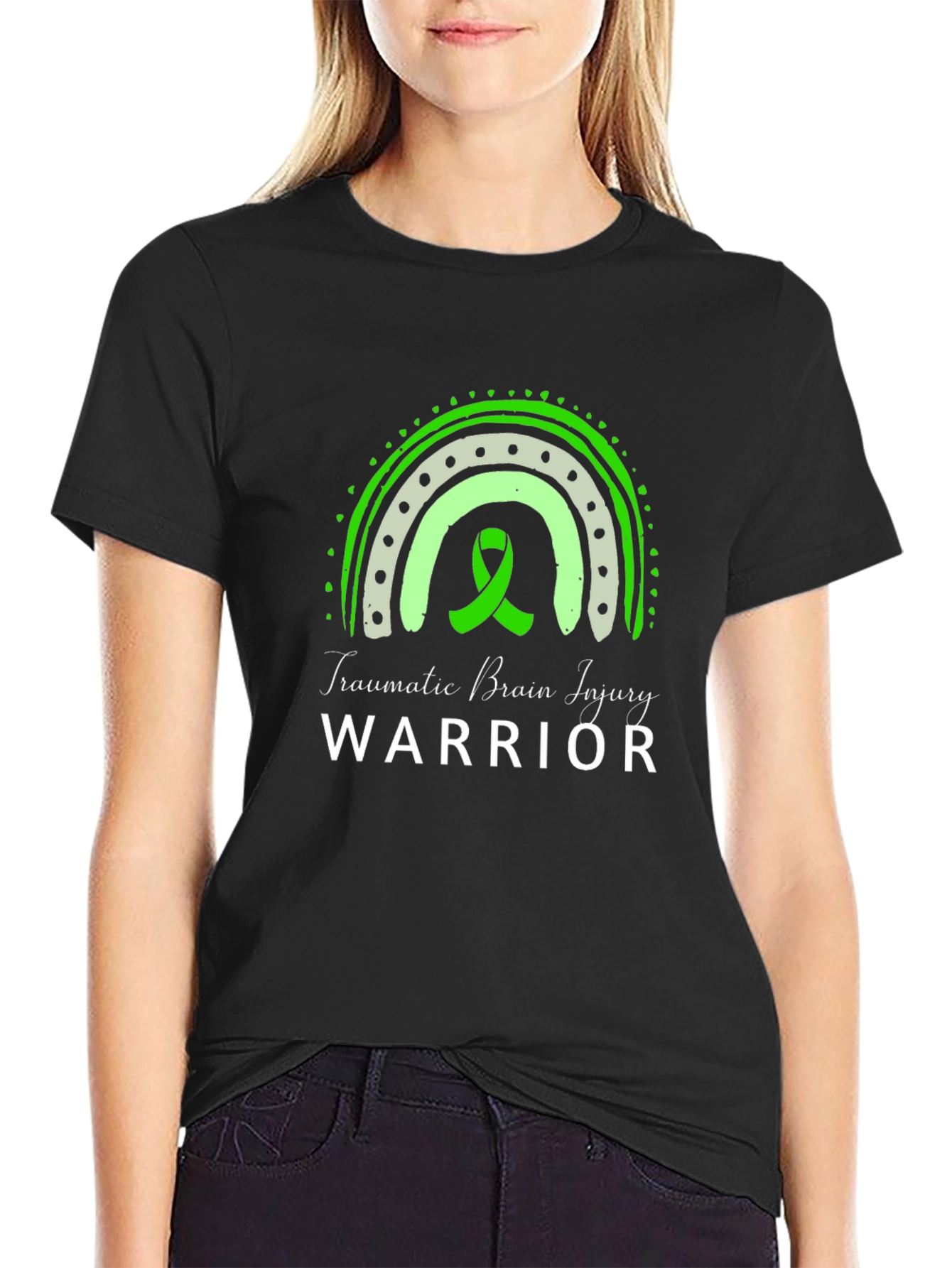 TBI Warrior Rainbow Graphic Tee