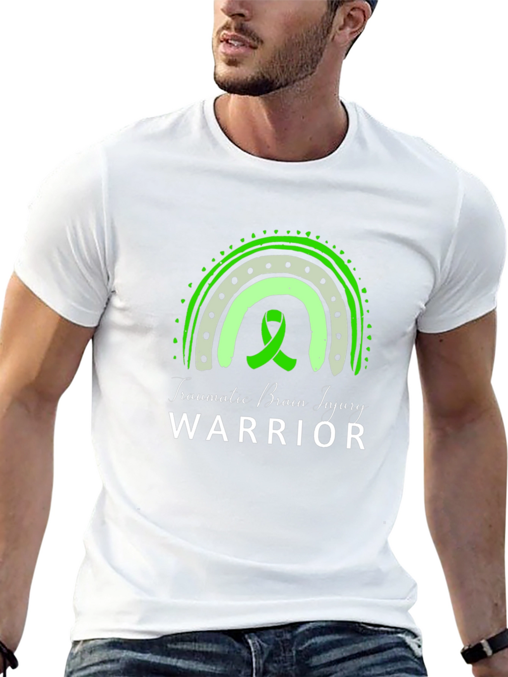 TBI Warrior Rainbow Graphic Tee