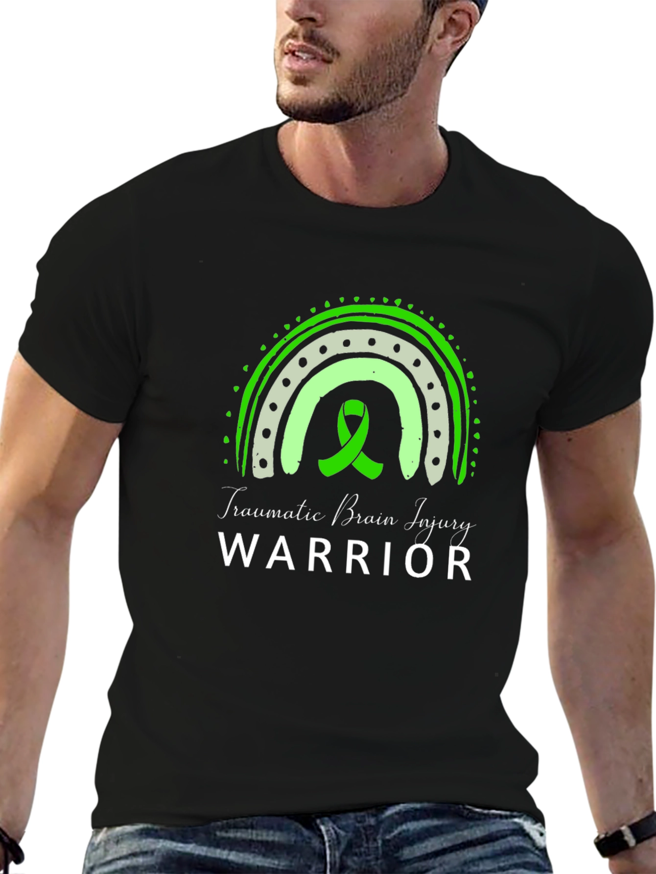 TBI Warrior Rainbow Graphic Tee