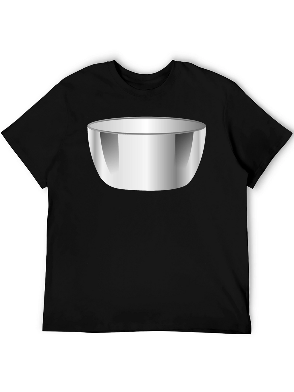 Bowl Graphic T-Shirt - Black Cotton Tee